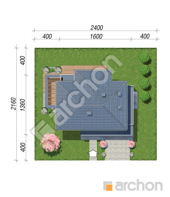 Проєкт будинку ARCHON+ Вілла Міранда 12 (Г2) Ситуація