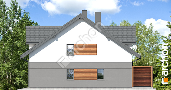 Боковой фасад Дом в ривиях 5 (ГБ) вер.2