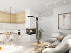 Проект будинку ARCHON+ Будинок в коручках денна зона (візуалізація 1 від 4)