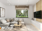 Проект будинку ARCHON+ Будинок в коручках денна зона (візуалізація 1 від 7)