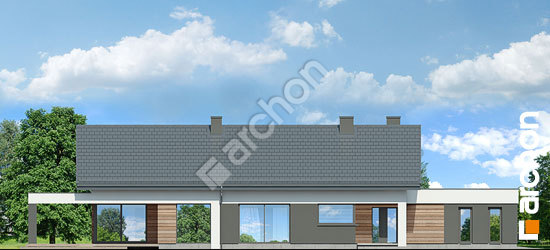 Боковой фасад Дом в андромедах 6 (Г2)