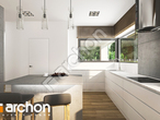 Проект дома ARCHON+ Дом в андромедах 6 (Г2) визуализация кухни 1 вид 1