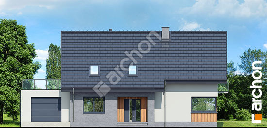 Передній фасад Будинок в аурорах 5 (Г)