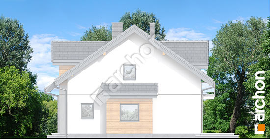 Бочний фасад Будинок в клематисах (Б)