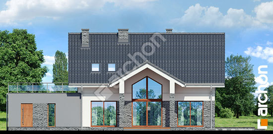 Дворовой фасад Дом в гранадиллах (Г2)