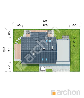 Проєкт будинку ARCHON+ Будинок в гранаділах (Г2) Ситуація