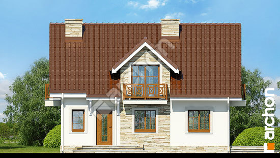 Передній фасад Будинок в солодках 2 вер.2