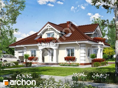 Проєкт будинку ARCHON+ Будинок в ехінацеях 2 вер.2 