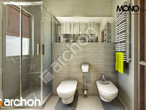 Проект дома ARCHON+ Дом в клематисах 9 (Т) вер. 2 визуализация ванной (визуализация 1 вид 4)