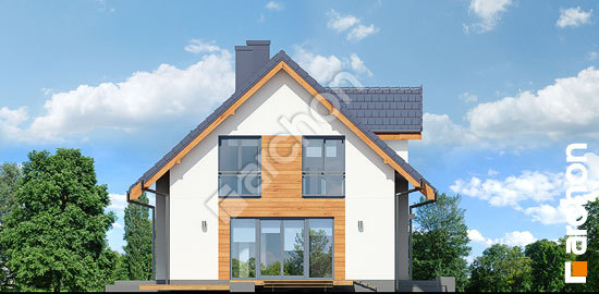 Боковой фасад Дом в хлорофитуме 7 (Г)