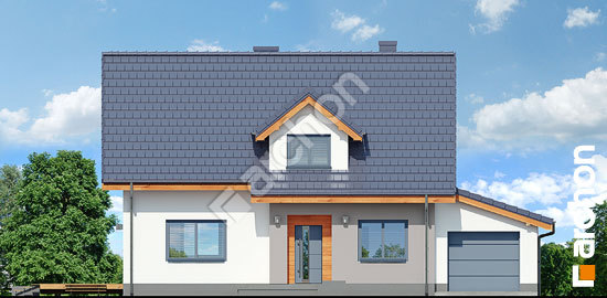 Передний фасад Дом в хлорофитуме 7 (Г)