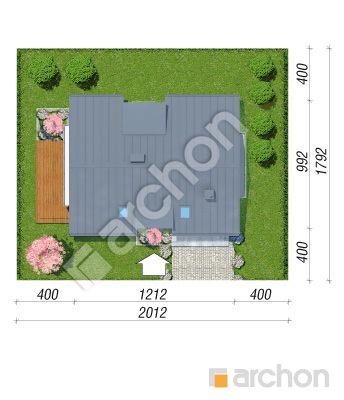 Проект дома ARCHON+ Дом в амариллисах 8 Ситуація