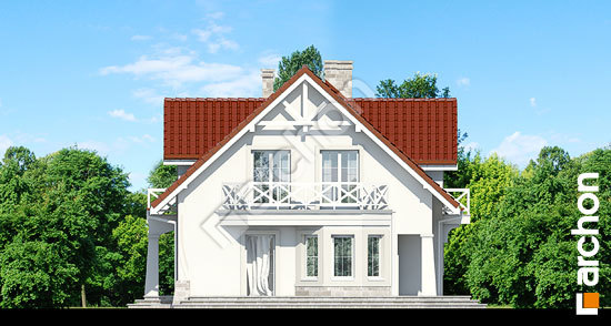 Бочний фасад Будинок в матіоллах 2 (П) вер. 2