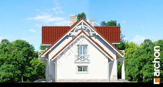 Боковой фасад Дом в матиоллах 2 (П) вер. 2