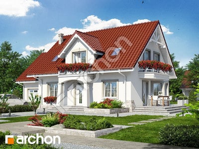 Проект дома ARCHON+ Дом в матиоллах 2 (П) вер. 2 