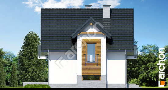 Бочний фасад Будинок у винограді (ПН) вер. 2