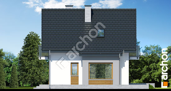 Боковой фасад Дом в винограде (ПН) вер. 2