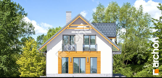 Боковой фасад Дом в рододендронах 16 (П)