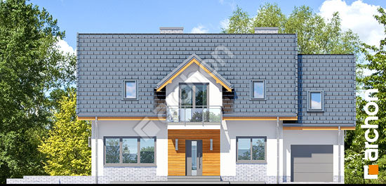 Передній фасад Будинок в рододендронах 16 (П)