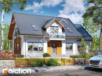 Проєкт будинку ARCHON+ Будинок в рододендронах 16 (П) 