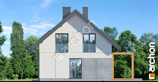 Бочний фасад Будинок в рубелах