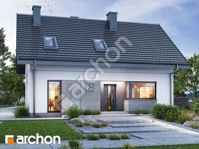 Проект дома ARCHON+ Дом в рубеллах 