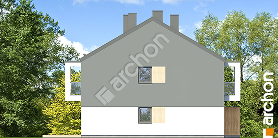 Бочний фасад Будинок при тракті 3 (Р2Б) вер.3 