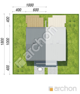 Проєкт будинку ARCHON+ Будинок в тунбергіях (Б) Ситуація