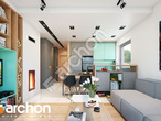 Проект дома ARCHON+ Дом в тунбергиях (Б) дневная зона (визуализация 1 вид 1)