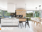 Проект дома ARCHON+ Дом в фелициях 2 (Г2) визуализация кухни 1 вид 1