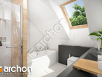 Проект будинку ARCHON+ Будинок у феліціях 2 (Г2) візуалізація ванни (візуалізація 3 від 2)