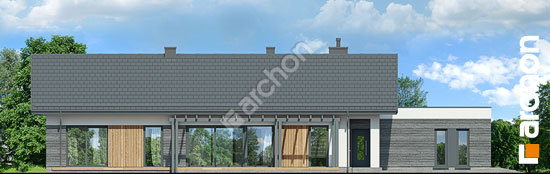 Бочний фасад Будинок в бродіах