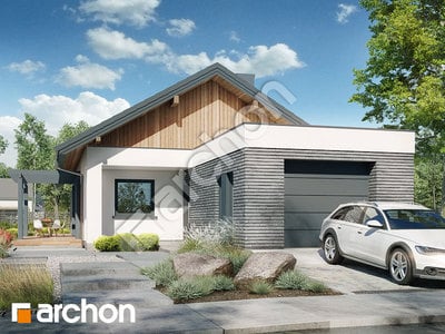 Проект дома ARCHON+ Дом в бродиях 