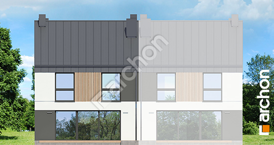 Дворовой фасад Дом в нарциссах 6 (Б) вер.2 