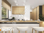 Проект дома ARCHON+ Дом в нарциссах 6 (Б) вер.2  визуализация кухни 1 вид 1