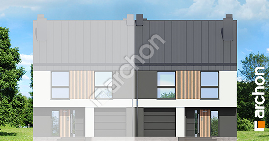 Передній фасад Будинок в нарцисах 6 (Б) вер.2