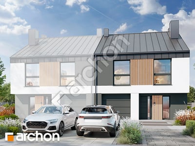 Проект дома ARCHON+ Дом в нарциссах 6 (Б) вер.2  