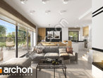 Проект дома ARCHON+ Дом в нарциссах 6 (Б) вер.2  дневная зона (визуализация 1 вид 5)
