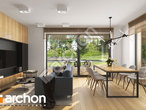 Проект будинку ARCHON+ Будинок в малинівці 24 (А) денна зона (візуалізація 1 від 5)