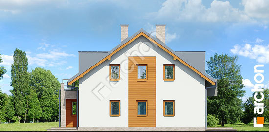 Боковой фасад Дом в клематисах 18 вер. 2