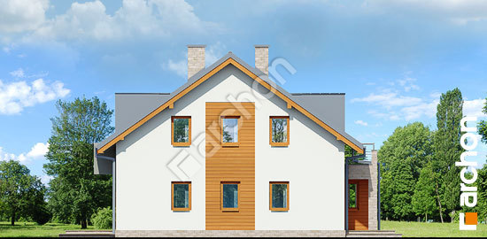 Боковой фасад Дом в клематисах 18 вер. 2