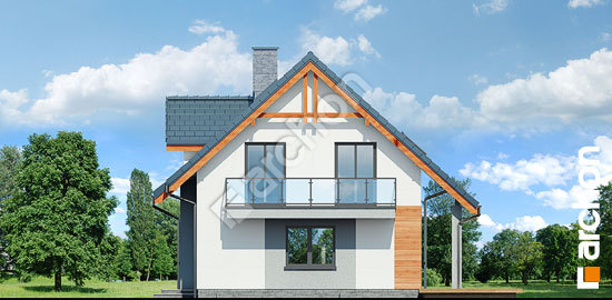 Боковой фасад Дом в хлорофитуме 5 (П)