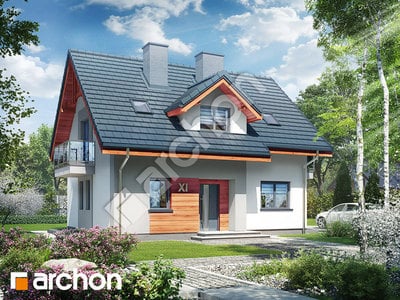 Проект дома ARCHON+ Дом в хлорофитуме 5 (П) 