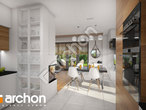 Проект дома ARCHON+ Дом в малиновках 5 (Б) визуализация кухни 1 вид 2