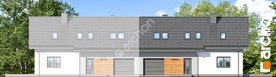 Передний фасад Дом в малиновках 5 (Б)