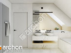 Проект будинку ARCHON+ Будинок в рубінах 2 (С) візуалізація ванни (візуалізація 3 від 2)
