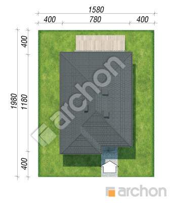 Проєкт будинку ARCHON+ Вілла Юлія 16 Ситуація