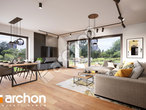 Проект дома ARCHON+ Дом в коммифорах 11 дневная зона (визуализация 1 вид 1)