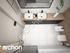 Проект будинку ARCHON+ Будинок в комміфорах 6 візуалізація ванни (візуалізація 3 від 4)