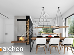 Проект дома ARCHON+ Дом в коммифорах 6 дневная зона (визуализация 1 вид 4)